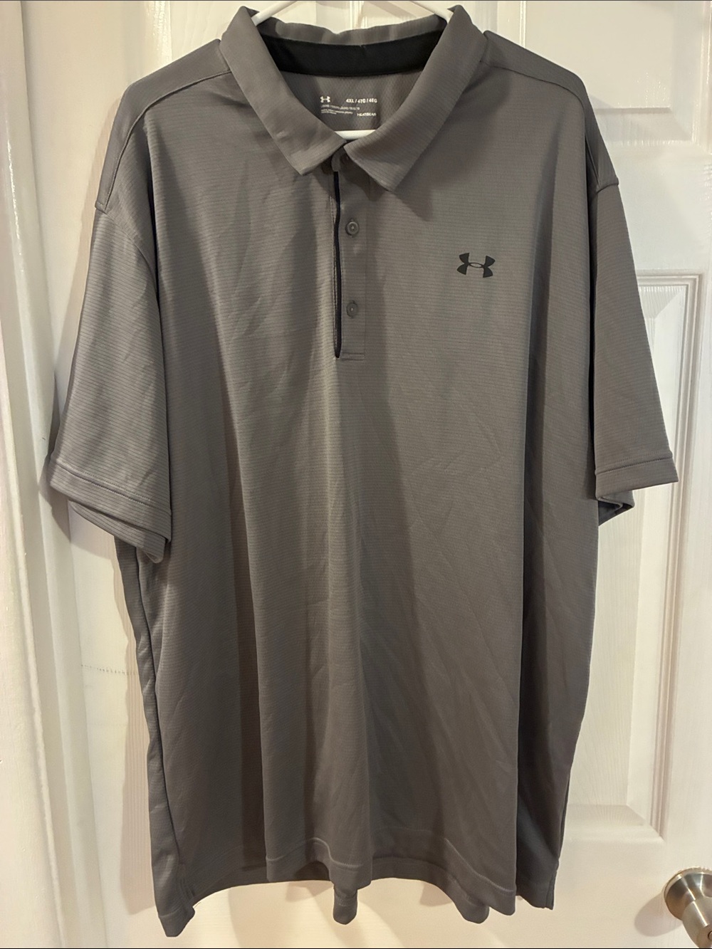 Under Armour Men's Charcoal Performance Polo sz 4XL